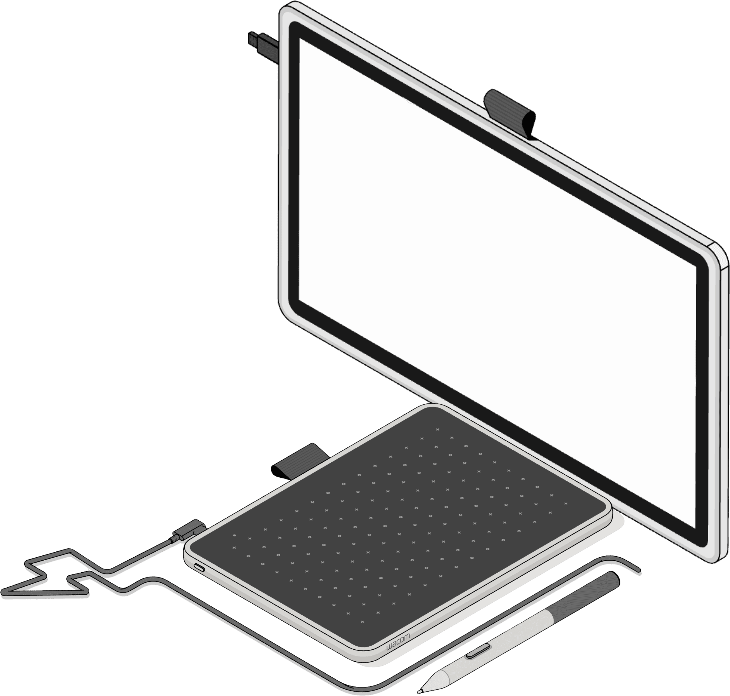 Tabletas y lápiz de la familia Wacom One